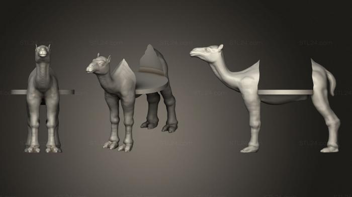 Статуэтки животных (Верблюд, STKJ_1971) 3D модель для ЧПУ станка